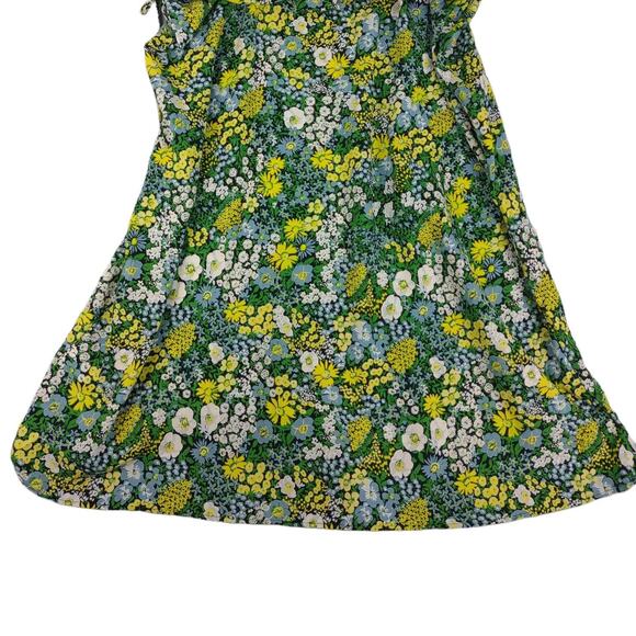 ASOS New Look Tall Peter Pan Collar Puff Sleeve Floral Midi Dress, Women's 6 - Picture 11 of 13